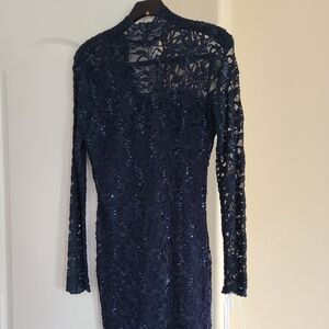 Semi Formal Blue Marina Dress